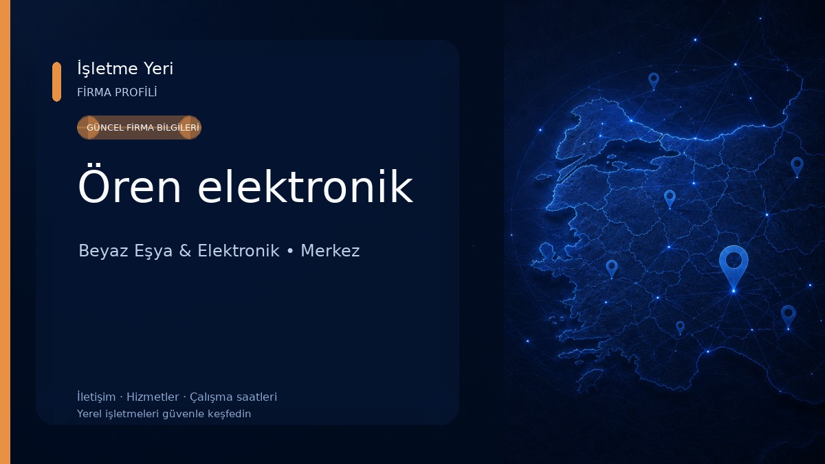 Ören elektronik 