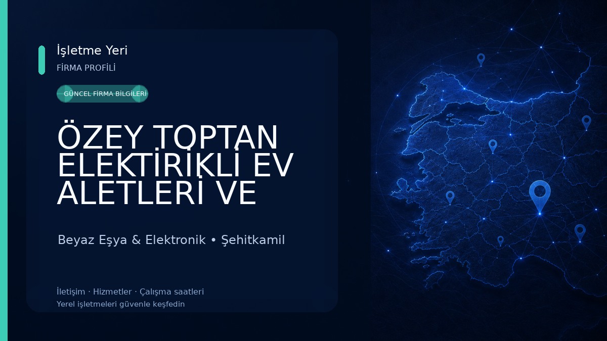 ÖZEY TOPTAN ELEKTİRİKLİ EV ALETLERİ VE BEYAZ EŞYA Beyaz Eşya & Elektronik