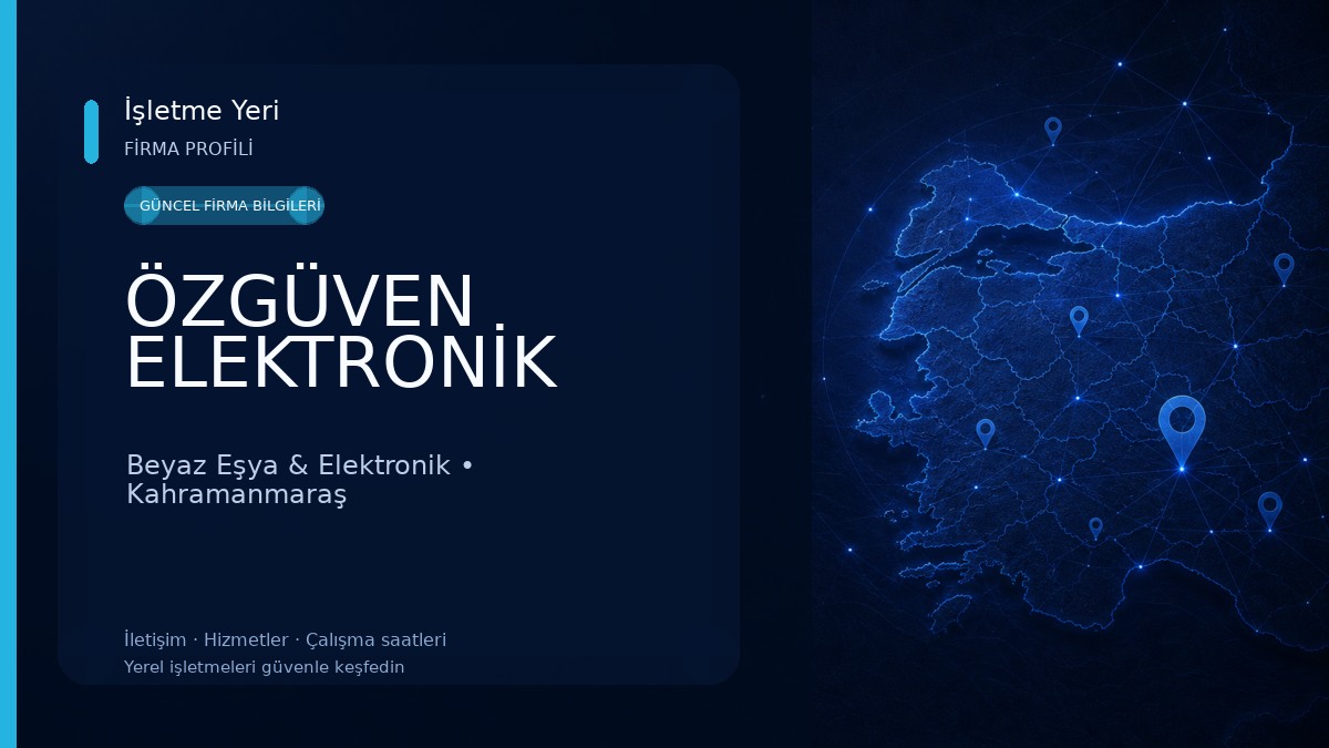 ÖZGÜVEN ELEKTRONİK