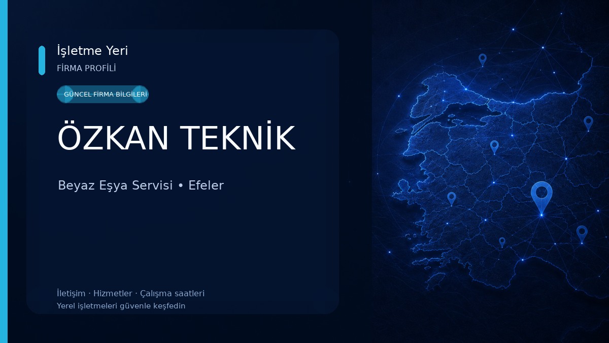 ÖZKAN TEKNİK Beyaz Eşya Servisi