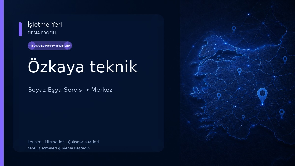 Özkaya teknik 