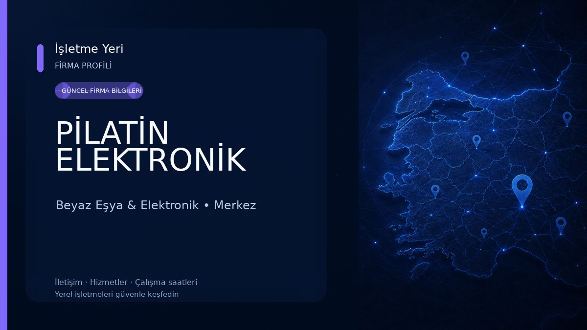 PİLATİN ELEKTRONİK Beyaz Eşya & Elektronik