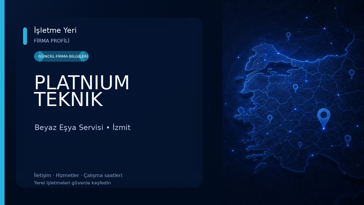 PLATNIUM TEKNIK Beyaz Eşya Servisi
