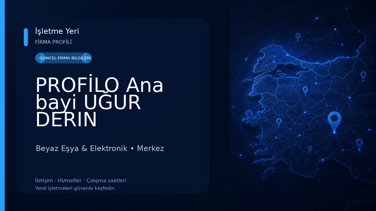 PROFİLO Ana bayi UĞUR DERIN DONDURUCU Ve KABEL PORTATİF KLİMA ELÂZIĞ yetkili bayi Özdekor Ticaret Beyaz Eşya Beyaz Eşya & Elektronik