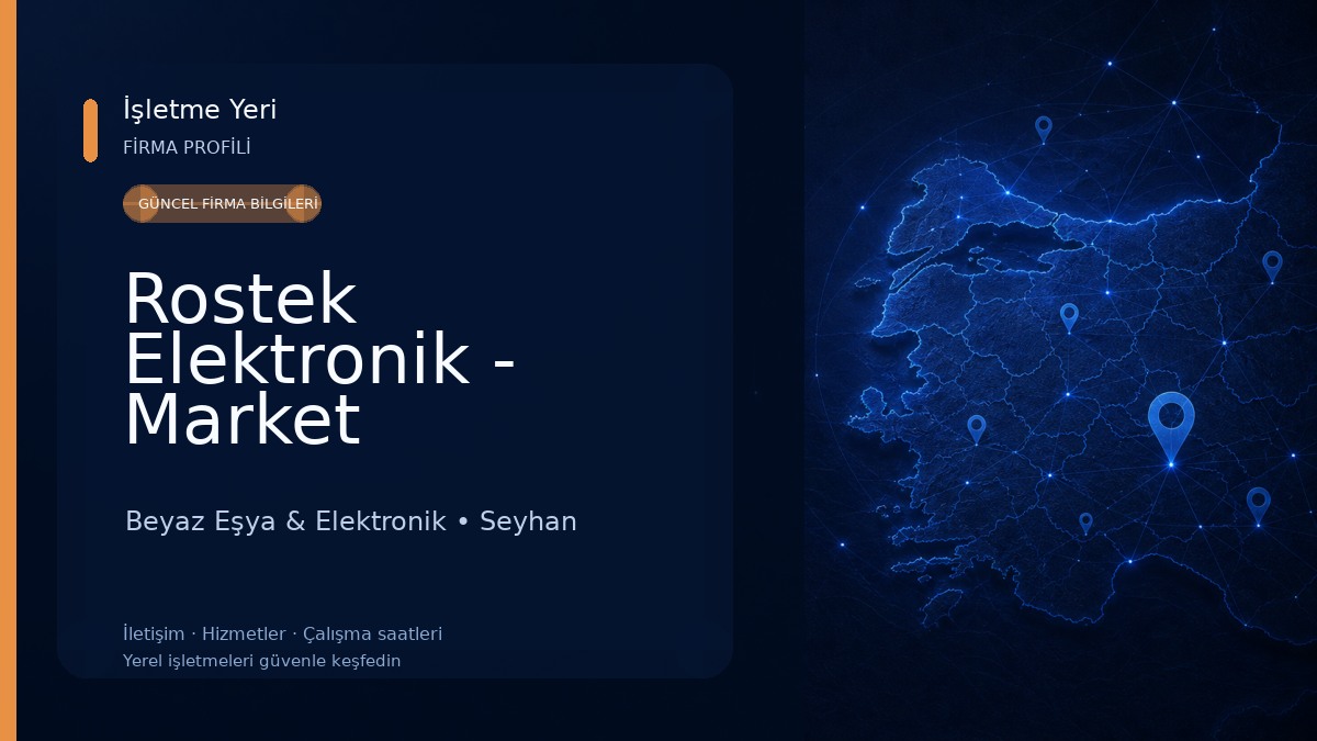Rostek Elektronik - Market Beyaz Eşya & Elektronik