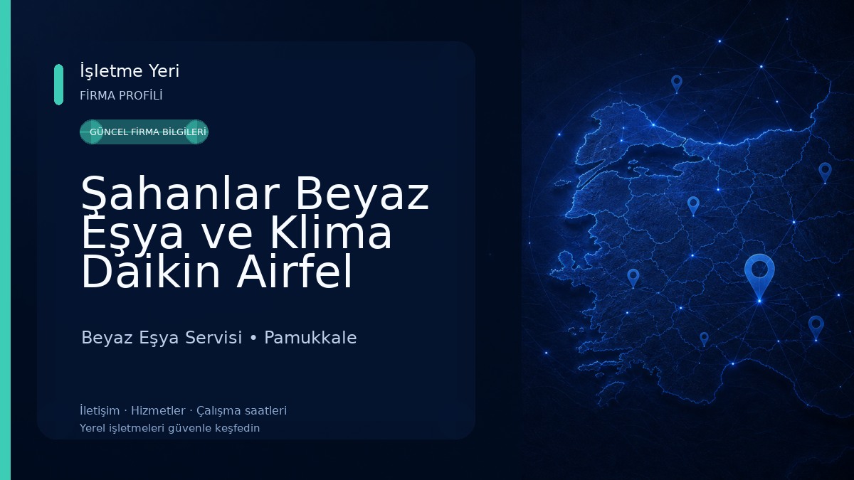 Şahanlar Beyaz Eşya ve Klima Daikin Airfel Yetkili Servisi