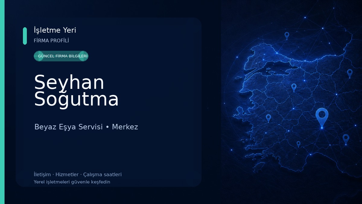 Seyhan Soğutma Beyaz Eşya Servisi