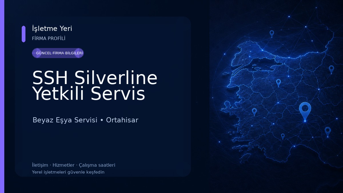 SSH Silverline Yetkili Servis Beyaz Eşya Servisi