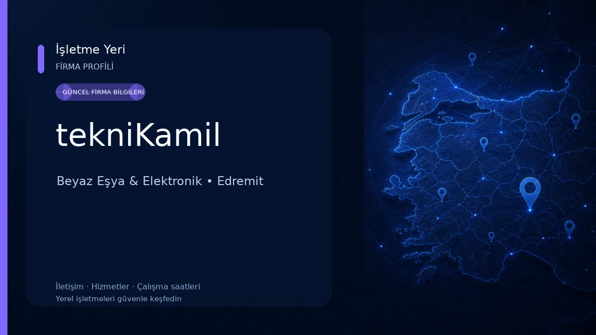 tekniKamil Beyaz Eşya & Elektronik