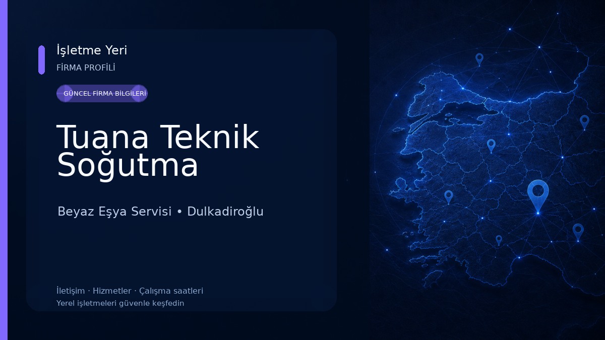 Tuana Teknik Soğutma Beyaz Eşya Servisi