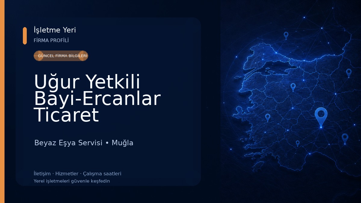 Uğur Yetkili Bayi-Ercanlar Ticaret Beyaz Eşya Servisi