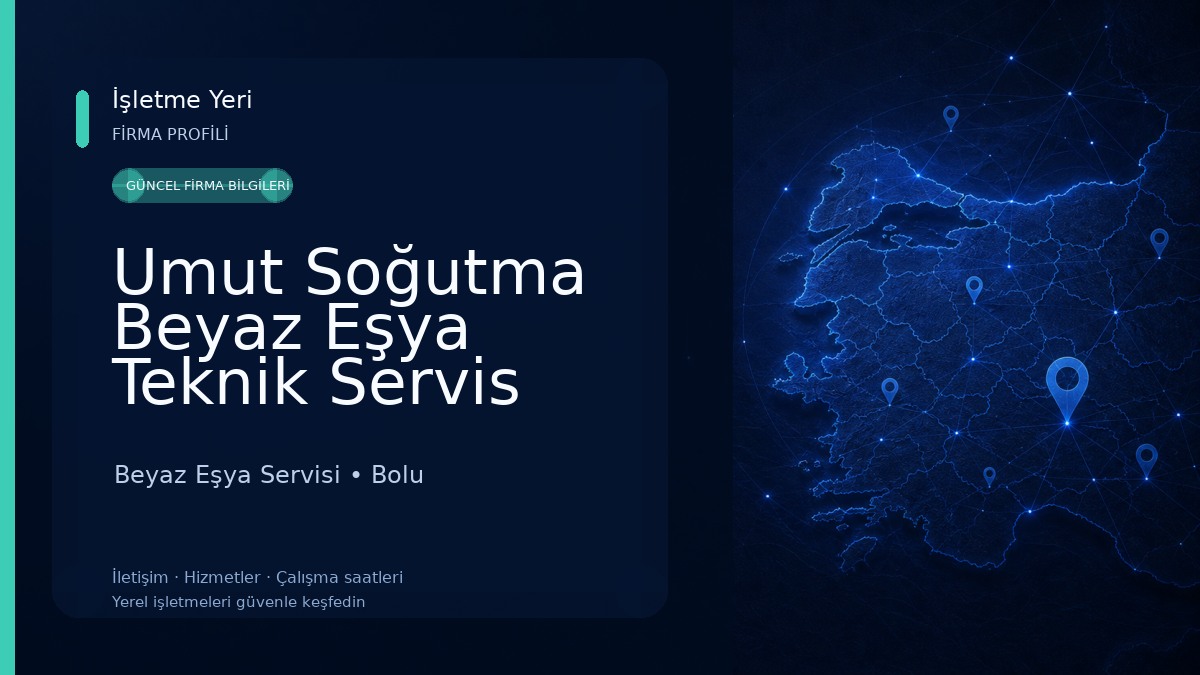 Umut Soğutma Beyaz Eşya Teknik Servis Beyaz Eşya Servisi
