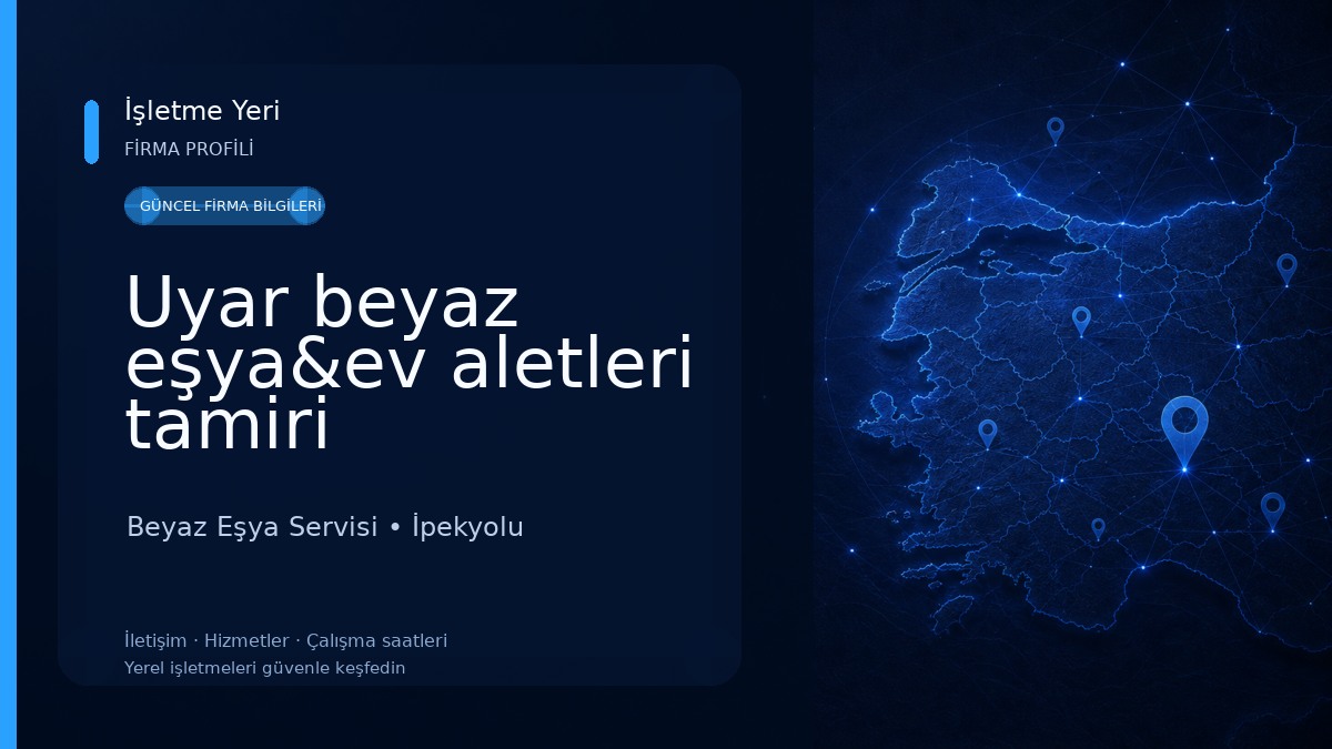 Uyar beyaz eşya&ev aletleri tamiri Beyaz Eşya Servisi