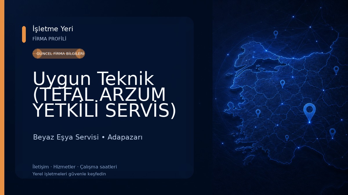 Uygun Teknik (TEFAL ARZUM YETKİLİ SERVİS)