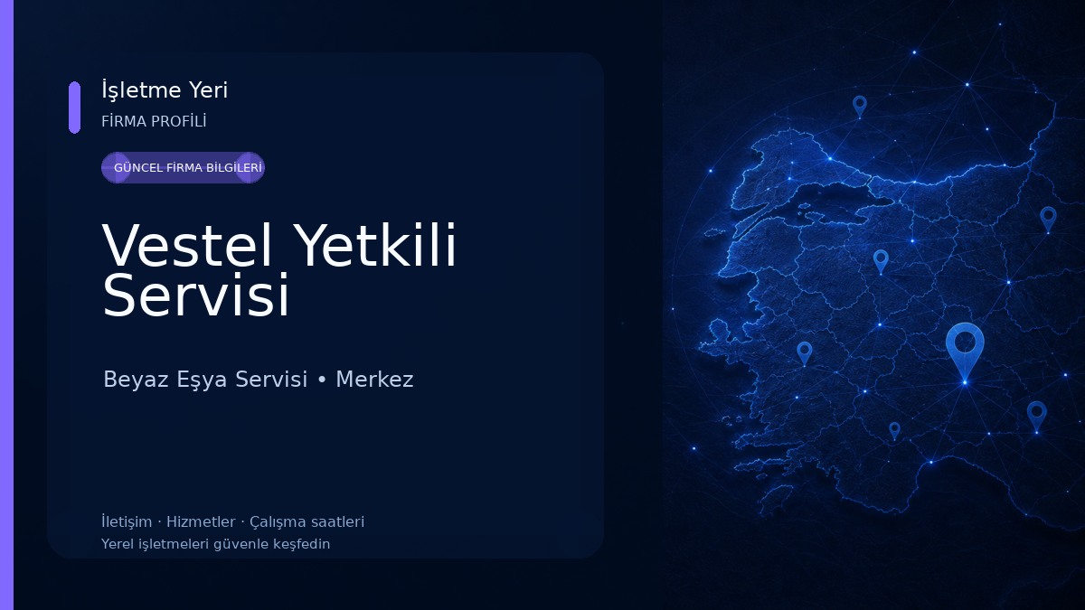 Vestel Yetkili Servisi Beyaz Eşya Servisi