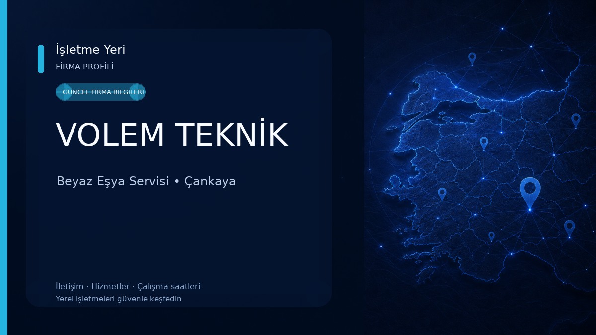 VOLEM TEKNİK Beyaz Eşya Servisi