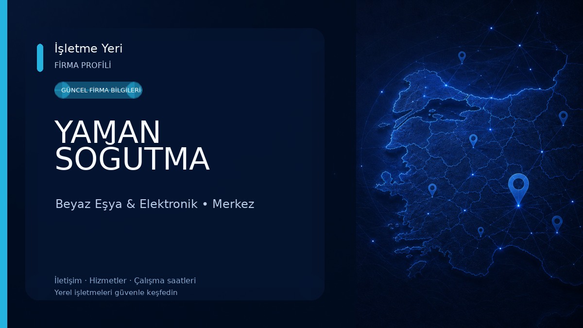 YAMAN SOĞUTMA Beyaz Eşya & Elektronik