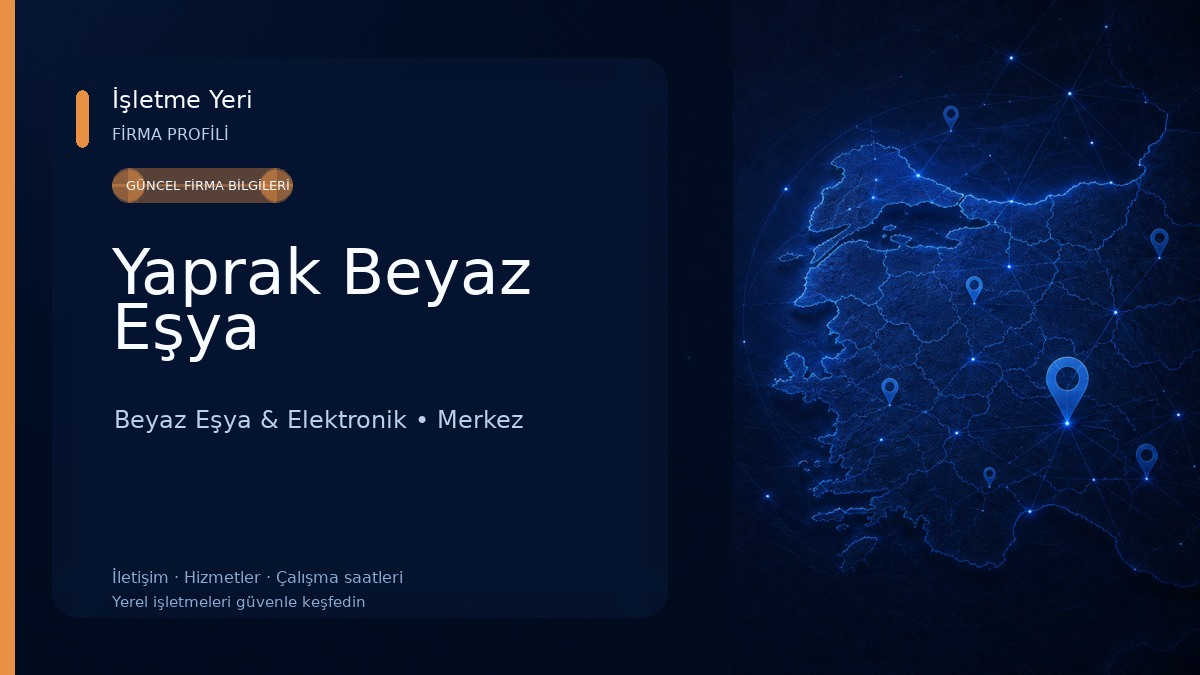 Yaprak Beyaz Eşya