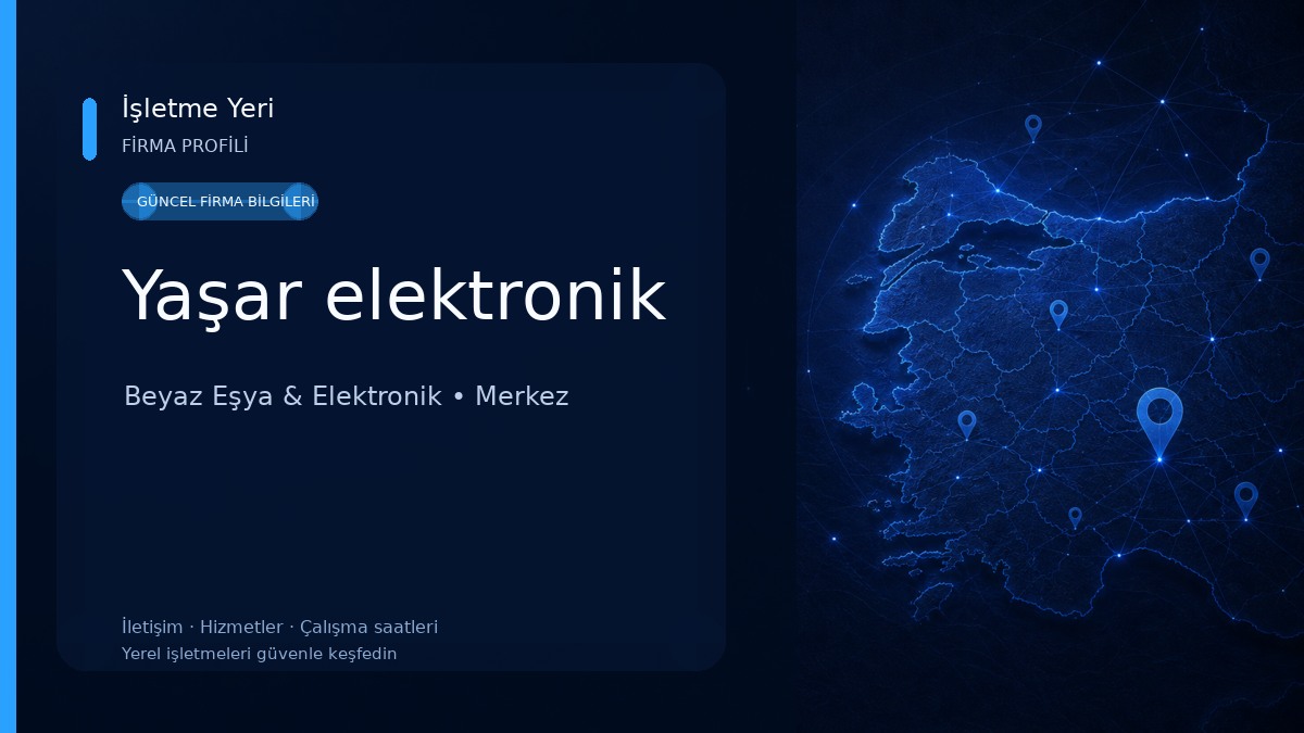 Yaşar elektronik Beyaz Eşya & Elektronik