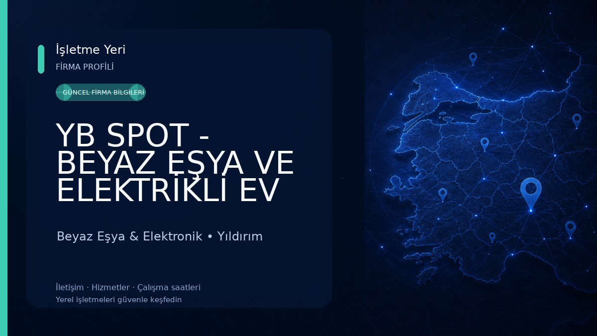 YB SPOT - BEYAZ EŞYA VE ELEKTRİKLİ EV ALETLERİ