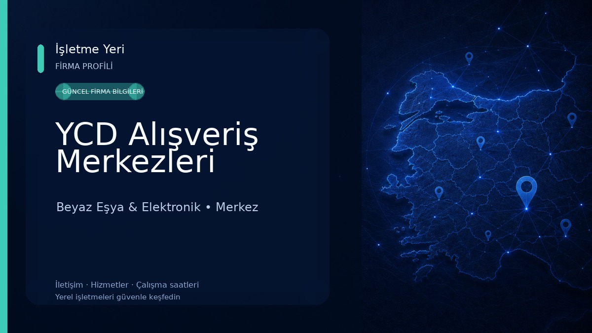 YCD Alışveriş Merkezleri Beyaz Eşya & Elektronik