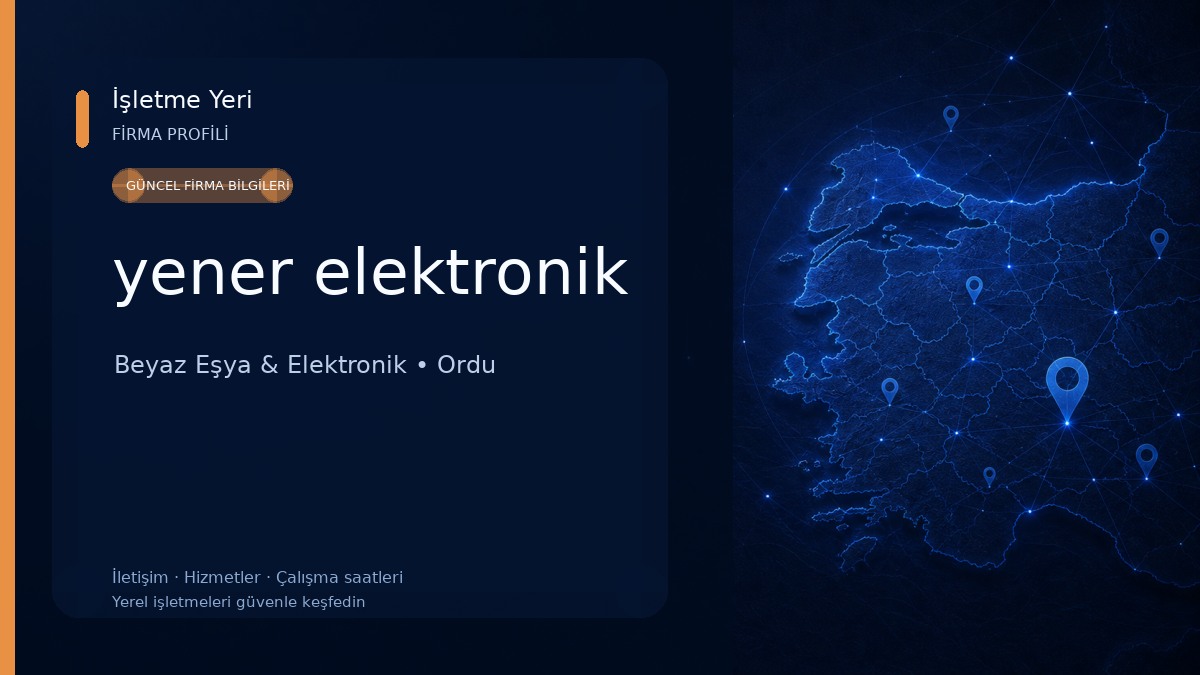 yener elektronik