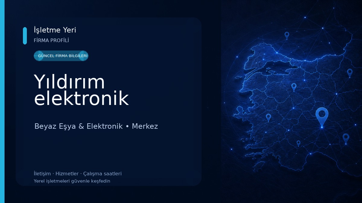 Yıldırım elektronik Beyaz Eşya & Elektronik