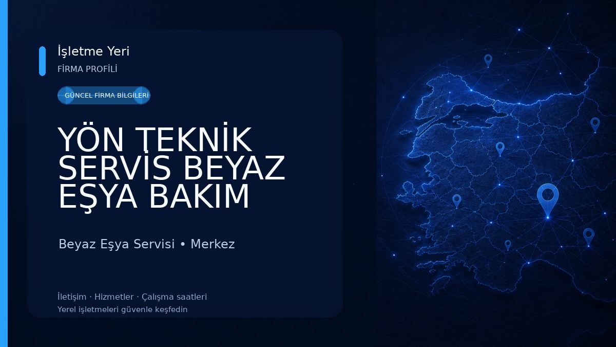 YÖN TEKNİK SERVİS BEYAZ EŞYA BAKIM ONARIM 