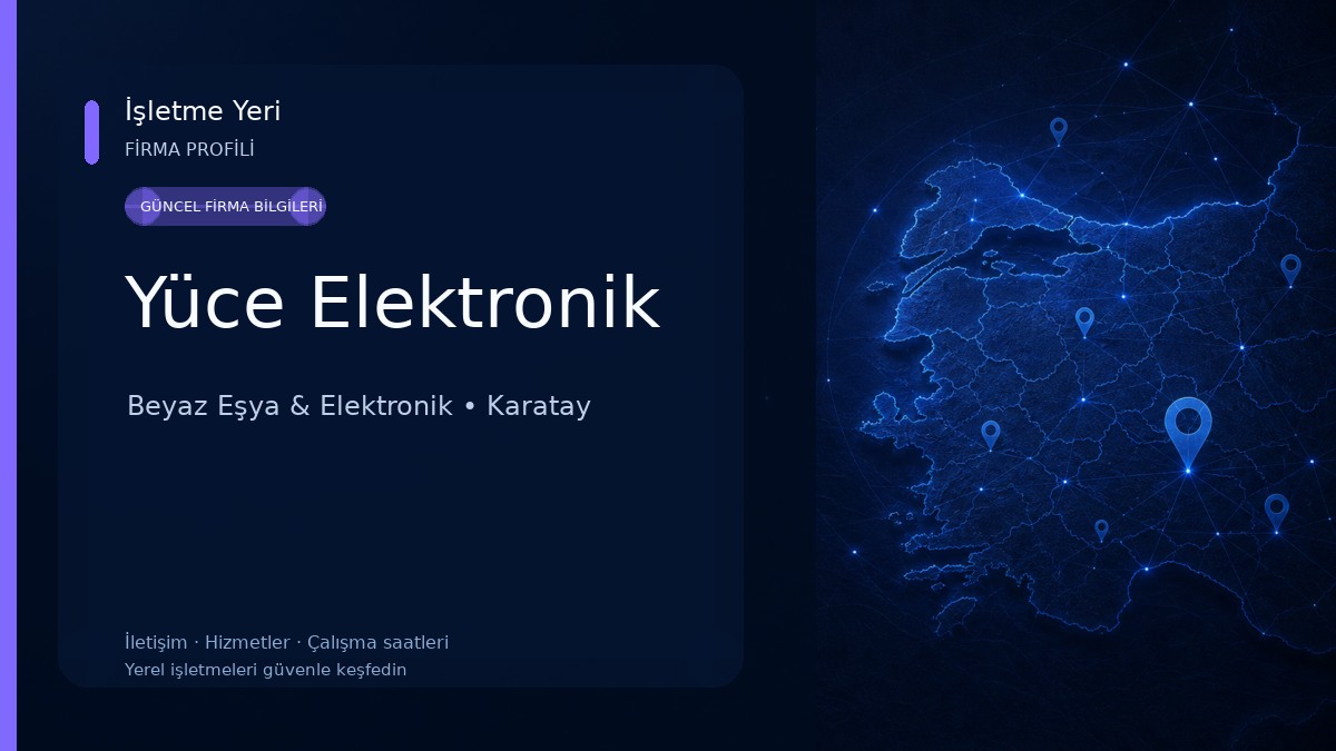 Yüce Elektronik Beyaz Eşya & Elektronik