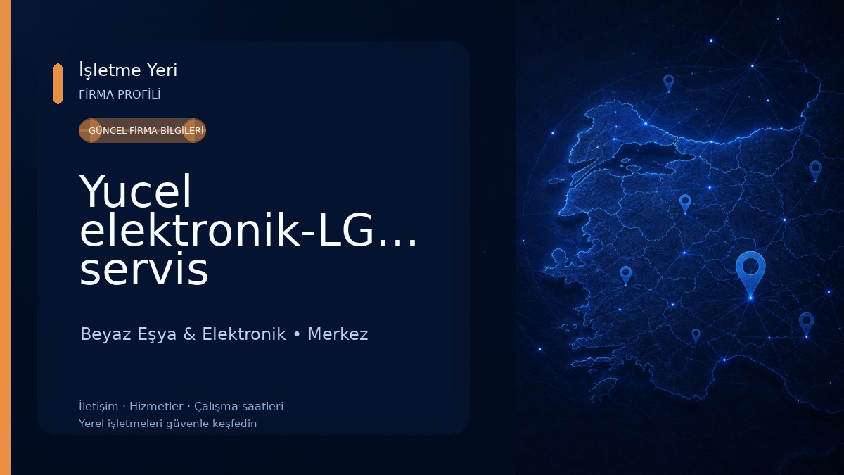 Yucel elektronik-LG&TCL servis Beyaz Eşya & Elektronik