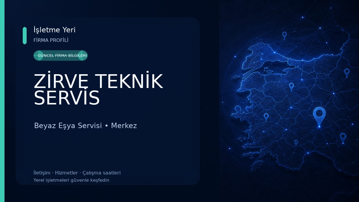 ZİRVE TEKNİK SERVİS 